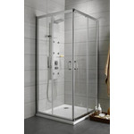 Душевое ограждение Radaway Premium Plus C 80х80х190 см, хром/прозрачное - фото 