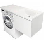 Тумба подвесная с раковиной-столешницей Эстет Dallas Luxe 140 см R, 1 ящик ФР-00002927 - фото 