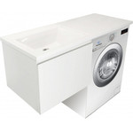 Тумба подвесная с раковиной-столешницей Эстет Dallas Luxe 115 см L, 1 ящик ФР-00002304 - фото 