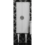 Тумба напольная с раковиной Smile Ибица 90 см, 2 ящика, белый/золото - фото 3