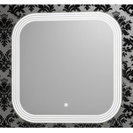 Тумба напольная с раковиной Smile Ибица 90 см, 2 ящика, белый/золото - фото 2