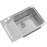 Кухонная мойка Oulin OL-327R 1 мм, нержавеющая сталь - фото 