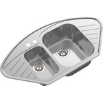 Кухонная мойка Oulin OL-310 1 мм, нержавеющая сталь - фото 