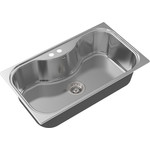 Кухонная мойка Oulin OL-330 1 мм, нержавеющая сталь - фото 
