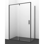 Душевое ограждение WasserKraft Elbe 120х90 см 74P07, черный/прозрачное - фото 