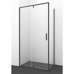 Душевое ограждение WasserKraft Elbe 90х90 см 74P03, черный/прозрачное - фото 