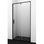 Душевая дверь WasserKraft Elbe 90 см 74P04, черный/прозрачное - фото 