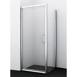 Душевое ограждение WasserKraft Salm 80х80 см 27I02, хром/прозрачное - фото 