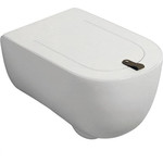 Унитаз подвесной безободковый ArtCeram The One THV001 01 00 bi, Цвет производителя: белый - фото 