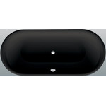 Ванна cтальная Bette Lux Oval 180х80 см 3466-035, чёрный - фото 
