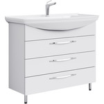 Тумба напольная с раковиной Aqwella Аллегро 105 см Agr.01.10/3 - фото 