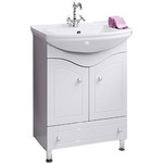 Тумба напольная с раковиной Aqwella Франческа 65 см FR0106 - фото 