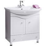 Тумба напольная с раковиной Aqwella Франческа 85 см FR0108 - фото 