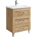 Зеркало Aqwella Фостер 70 см FOS0207DS, дуб сонома - фото 3