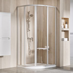 Душевое ограждение Ravak Supernova SKCP4 80x80 см 3114O10211 белый/pearl - фото 