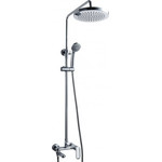 Душевое ограждение Bas Infinity R-90-G-CH 90х90 см хром/матовое - фото 2