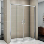 Душевая дверь Bas Infinity WTW-TD-150-C-CH 150 см хром/прозрачное - фото 