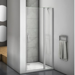 Душевая дверь Bas Mokka WTW-130-C-WE 130 см алюминий/прозрачное - фото 