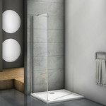 Душевая дверь Bas Mokka WTW-110-C-WE 110 см алюминий/прозрачное - фото 2