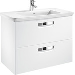 Тумба подвесная с раковиной ROCA The GAP 60 см ZRU9302734, белый - фото 