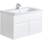 Тумба подвесная с раковиной Roca Up 70 см ZRU9303011, белый - фото 