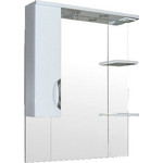 Зеркало-шкаф Стиль 80 см L, белый - фото 