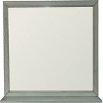 Зеркало Стиль Пандора 80 см, белое золото - фото 