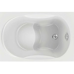 Ванна акриловая сидячая Bas Рио 105x70 см, Размер - мм: 1050х700 - фото 