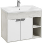 Шкаф подвесной Акватон Флай 35 см 1A237903FAX1L, белый/дуб крафт - фото 2