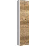 Тумба подвесная со столешницей Aqwella 5 Stars Mobi 60 см MOB0106W/MOB0706DB, белый/дуб балтийский - фото 4