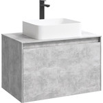 Пенал подвесной Aqwella 5 Stars Mobi 35 см MOB0535BS/MOB0735BS, бетон светлый - фото 2