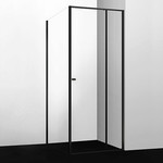 Душевое ограждение WasserKraft Dill 100х100 см 61S19, чёрный/прозрачное - фото 