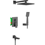 Душевая система для ванны Timo Selene SX-3069/03SM, черный - фото 