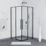 Душевое ограждение RGW SV-31B 80х80 см 32323188-14, черный/прозрачное - фото 