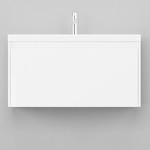 Тумба подвесная с раковиной Velvex Klaufs 90 см tpKLA.90.1Y.NEW-616.216, белый - фото 