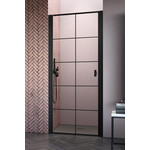 Душевая дверь Radaway Nes Black DWJ I Factory 70 см 10026070-54-55L, черный/прозрачное - фото 