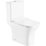 Унитаз-компакт безободковый Mirsant Smart с крышкой микролифт - фото 