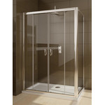 Душевое ограждение Radaway Premium Plus DWD+S 160х70 см, хром/прозрачное - фото 