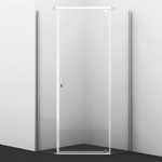 Душевое ограждение WasserKraft Leine 100х100 см 35P38, хром/прозрачное - фото 