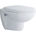 Унитаз подвесной Duravit D-Code Rimless 45700900A1 с крышкой микролифт - фото 