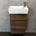 Зеркало Comforty Асти 40 см, дуб тёмно коричневый - фото 2