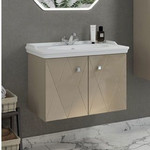 Пенал подвесной Comforty Кремона 40 см, латте - фото 2