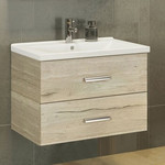 Зеркало-шкаф Comforty Парма 80 см, дуб дымчатый - фото 2