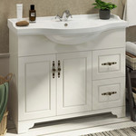 Зеркало-шкаф Comforty Севилья 100 см, слоновая кость - фото 2