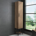 Тумба напольная с раковиной Comforty Бредфорд 90 см, дуб тёмный - фото 3