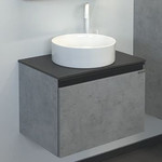 Пенал подвесной Comforty Эдинбург 40 см, бетон светлый - фото 4