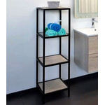 Тумба подвесная с раковиной Comforty Мальме 90 см, дуб дымчатый - фото 2