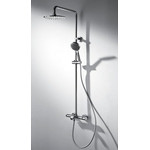 Душевая стойка с термостатом BRAVAT WATERFALL F639114C-A2-RUS - фото 