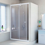 Душевая дверь Радомир Вита 120 см, белый/матовое - фото 