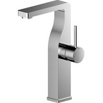 Смеситель для раковины высокий Bravat Arc F16061C-A2-ENG, Цвет производителя: хром - фото 